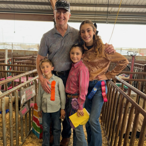 Marty with his kids