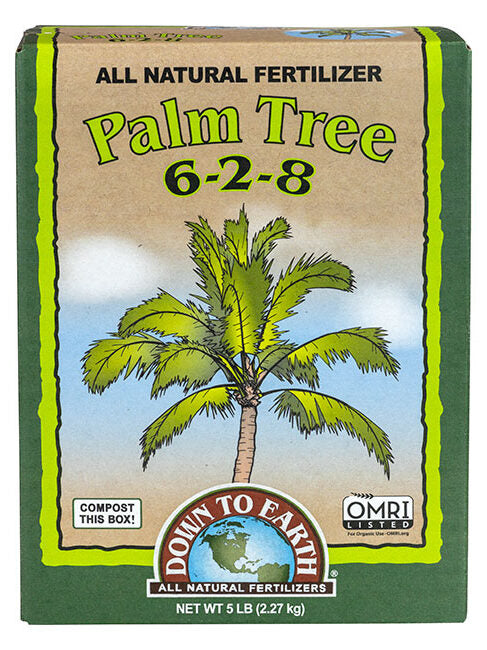 fertilizer for palm plant Down to Earth Palm Tree 6-2-8 Fertilizer - Gonzales, LA