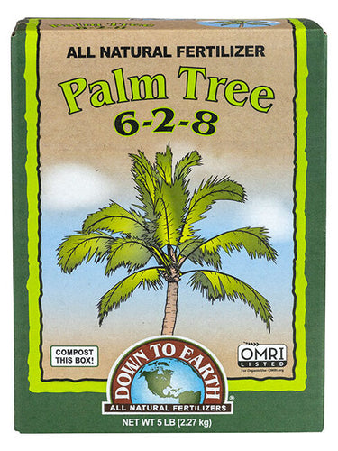 Down to Earth Palm Tree 6-2-8 Fertilizer