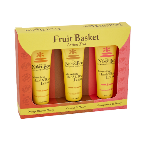 The Naked Bee Fruity Basket Lotion Trio
