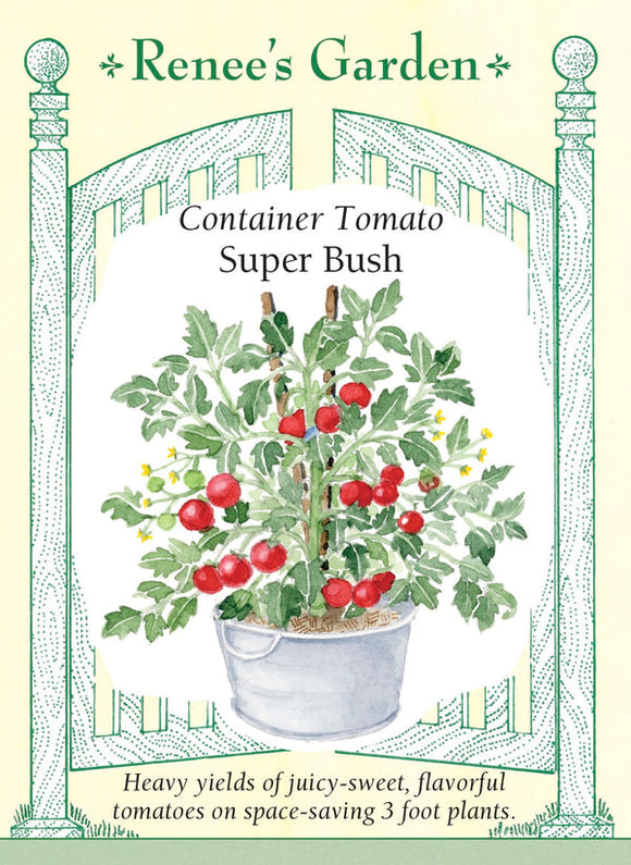 Renee's Garden Container Tomato  Super Bush