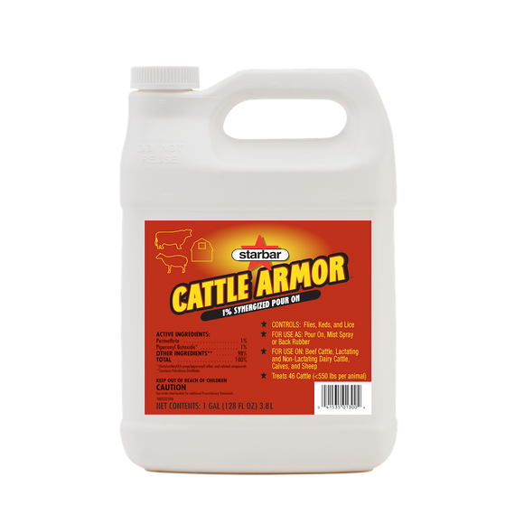 Starbar Cattle Armor™ 1% Synergized Pour On