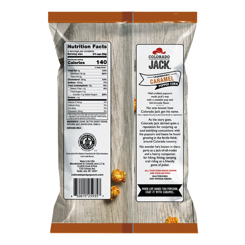 Colorado Jack Legendary Caramel Gourmet Popcorn