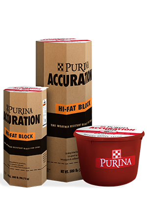 Purina® Accuration® Sheep & Goat Hi-Fat Block