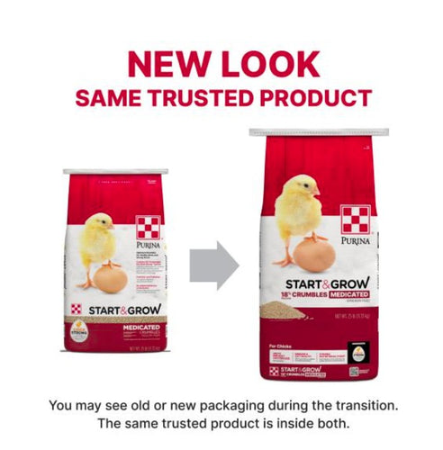 Purina® Start & Grow® Medicated Chick Feed