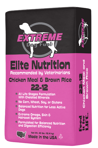 Extreme Dog Fuel Elite Nutrition Chicken Meal & Brown Recipe