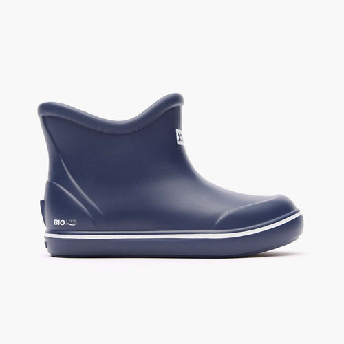 XtraTuf Tufs Big Kids Ankle Deck Boot Navy
