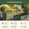 Vego Garden 32 Extra Tall 9 In 1 Large Modular Metal Raised Garden Bed Kit