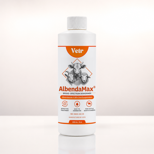 Vetr AlbendaMax 11.36% Albendazole Oral Liquid for Horses, Cattle & Sheep